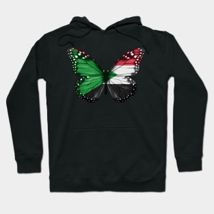 Sudanese Flag  Butterfly - Gift for Sudanese From Sudan Hoodie